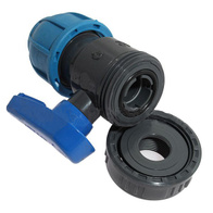 Ball valve for PE hose fi 25 mm x GW 3/4 inch