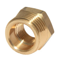 Brass reduction GZ 1/2 x GW 1/4 inch