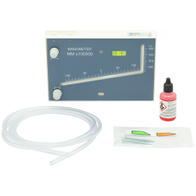 Liquid vacuometer vacuum meter in chicken coop