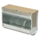 Feeder for rabbits metal 40cm with lid
