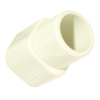 Reduction PVC pipe connector 22 x 22 mm with hose fi 32 mm for glue