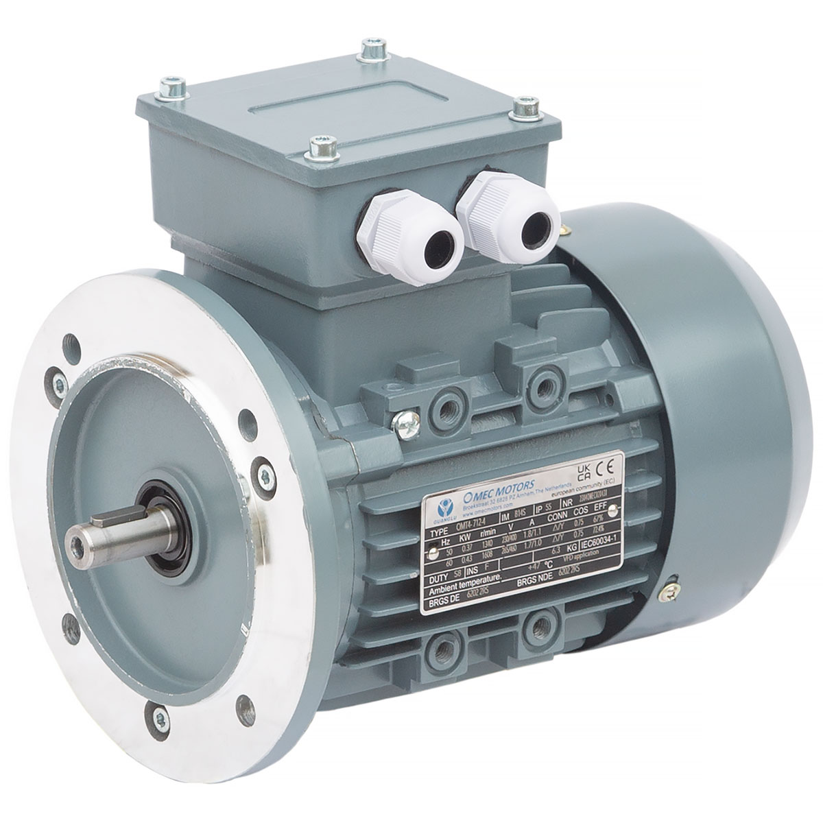 0.37 kW motor for automatic pan feeding system