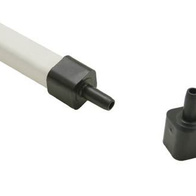 Connecting PVC pipe reduction 22 x 22 mm with hose fi 10 mm