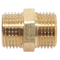 Nipple brass connector 2 x GZ 1/2 inch