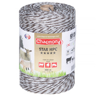 Polytapeing white-brown for fencings STAR HPC 400 m