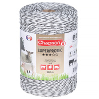 Polytapeing white and black for fencing copper conductors SUPERPROTEC 500 m