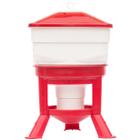Drinker with hopper 30 liters TYTAN for poultry on legs - plastic