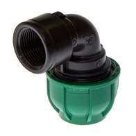 Elbow angled fitting PE fi 32 mm x GW 1 inch
