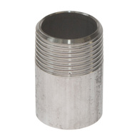Single Stainless Steel Nipple GZ 3/4 Inch