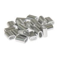 Sleeve clamp for steel cable 3 mm - 20 pieces