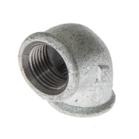 Elbow angle connector galvanized 1/2 inch GW