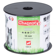 RUBAN 10 mm green polytape in 100 m spool