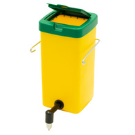 Droplet drinkers for rabbits with hopper 1l yellow - set of 24 pieces