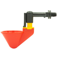 Cup drinker for poultry installation in any hopper