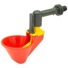 Cup drinker for poultry installation in any hopper