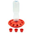 Drinker for chicks and quails for rearing per bottle
