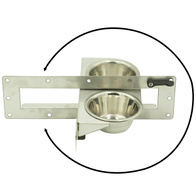 Rotary bowls for exotic birds, parrots for aviary cages 2 x 200 ml