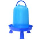 Drinker for poultry 8 l with legs and handle transparent NEPTUN