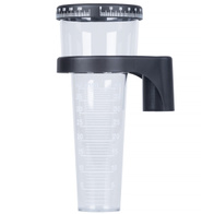 Precipitation meter rain gauge with hanging handle