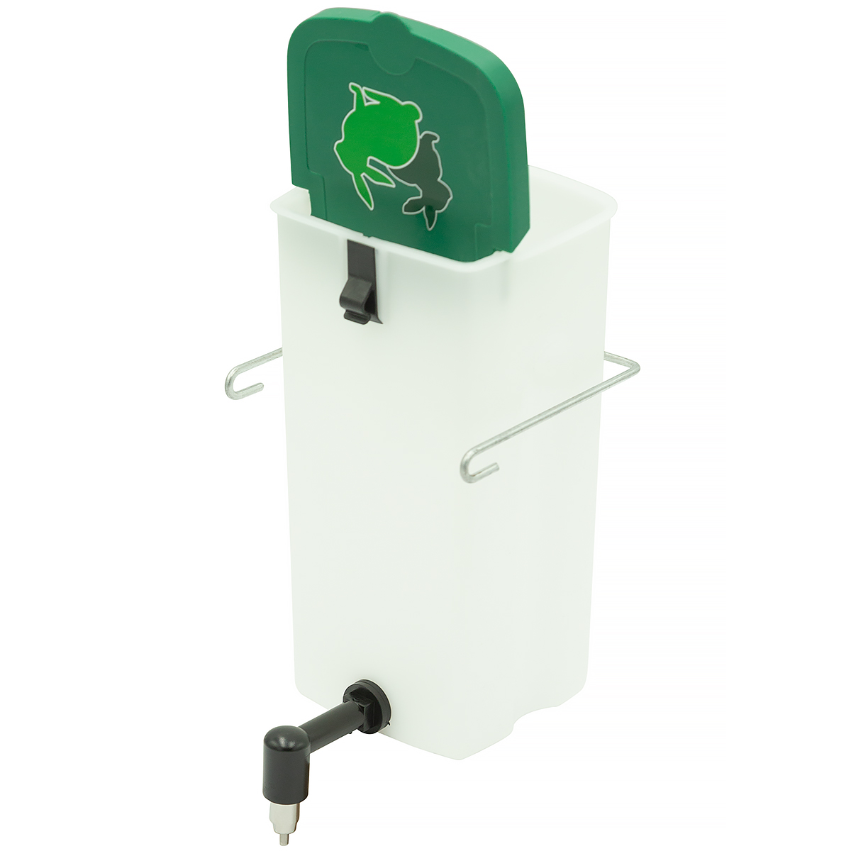 Drip drinker for rabbits 1 l PREMIUM with cage attachment 