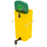Drip drinker for rabbits 1 l with cage attachment yellow