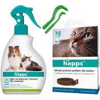 HAPPS flea and tick kit for cats