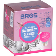 BROS Electro Mosquito Repellent for Kids + Liquid 60 Nights