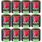 RAFI wet dog food with venison set in cans 12 x 800 g
