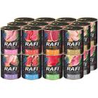 Wet dog food RAFI mix all flavors 24 x 800 g