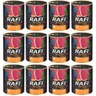 RAFI wet dog food with duck set in cans 12 x 800 g