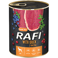 Wet dog food RAFI mix venison duck 24 x 800 g