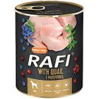 Wet dog food RAFI with quail 800 g can 1 pc