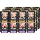 Wet dog food RAFI mix rabbit quail 24 x 800 g