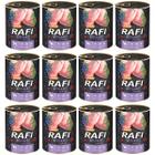 RAFI wet dog food with rabbit set in cans 12 x 800 g