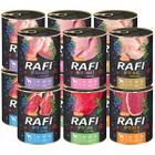 Wet dog food RAFI mix 6 flavours 12 x 800 g