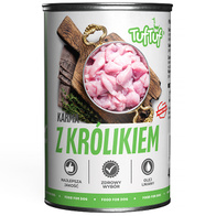 Wet dog food TUF TUF minced meat with rabbit set 12 x 400 g