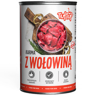 TUF TUF Luncheon Meat with Beef Wet Dog Food Set 12 x 800 g