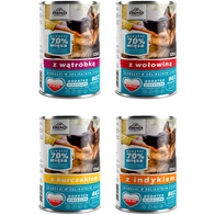 Frendi wet dog food mix of flavours set in cans 16 x 1250 g