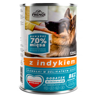 Frendi wet dog food in turkey sauce set 8 x 1250 g