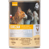 Wet cat food monoprotein PetRepublic chicken 12 x 400 g