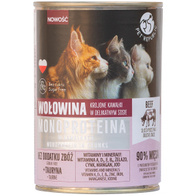 Wet cat food monoprotein PetRepublic beef 12 x 400 g