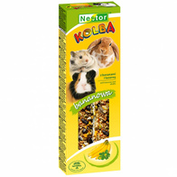 Flask for rodents and rabbit banana with alfalfa 2 pcs NESTOR