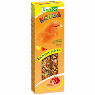 Canary flask colorful feathers peppers and carrots 2 pcs NESTOR