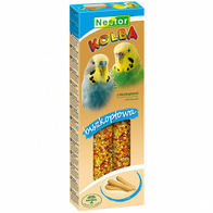 Flask for small parrots, budgerigar with biscuits 2 pcs NESTOR