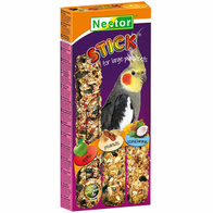 Flask for medium-sized parrots 3in1 apples, nuts, coconut and banana NESTOR