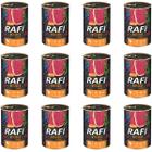 RAFI wet dog food with duck set in cans 12 x 400 g