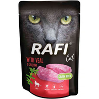 Wet cat food Rafi with veal 100 g