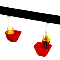 Cup drinker mounted on a pipe with float - large