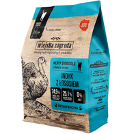 Dry cat food Wiejska Zagroda turkey with salmon 400 g adult