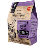 Dry cat food Wiejska Zagroda chicken with duck 400 g adult cats